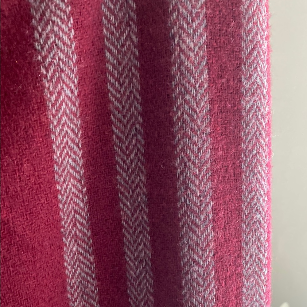 Eileen Fisher Wrap Burgundy and Gray